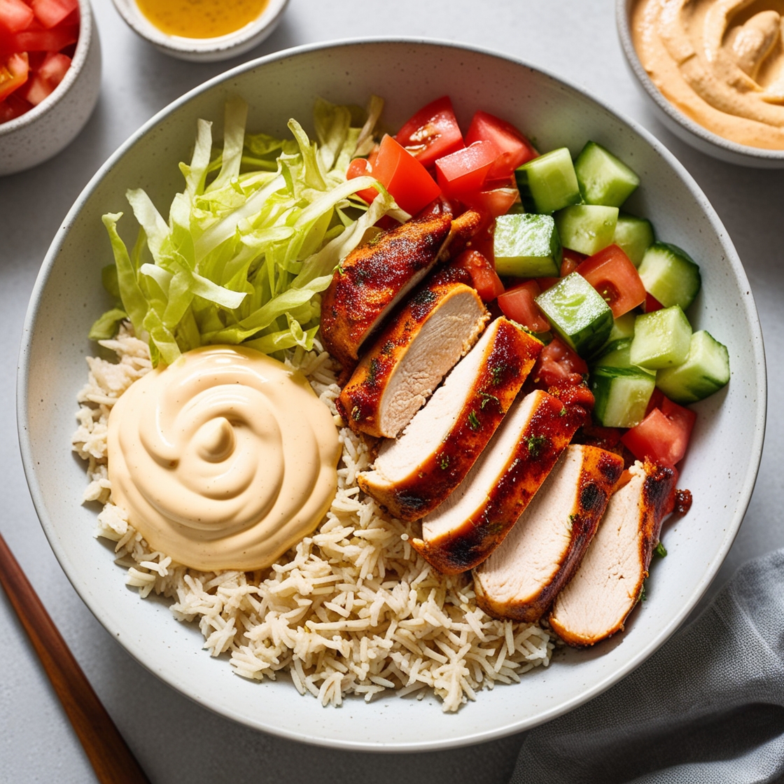 Chicken Shawarma Rice Bowl